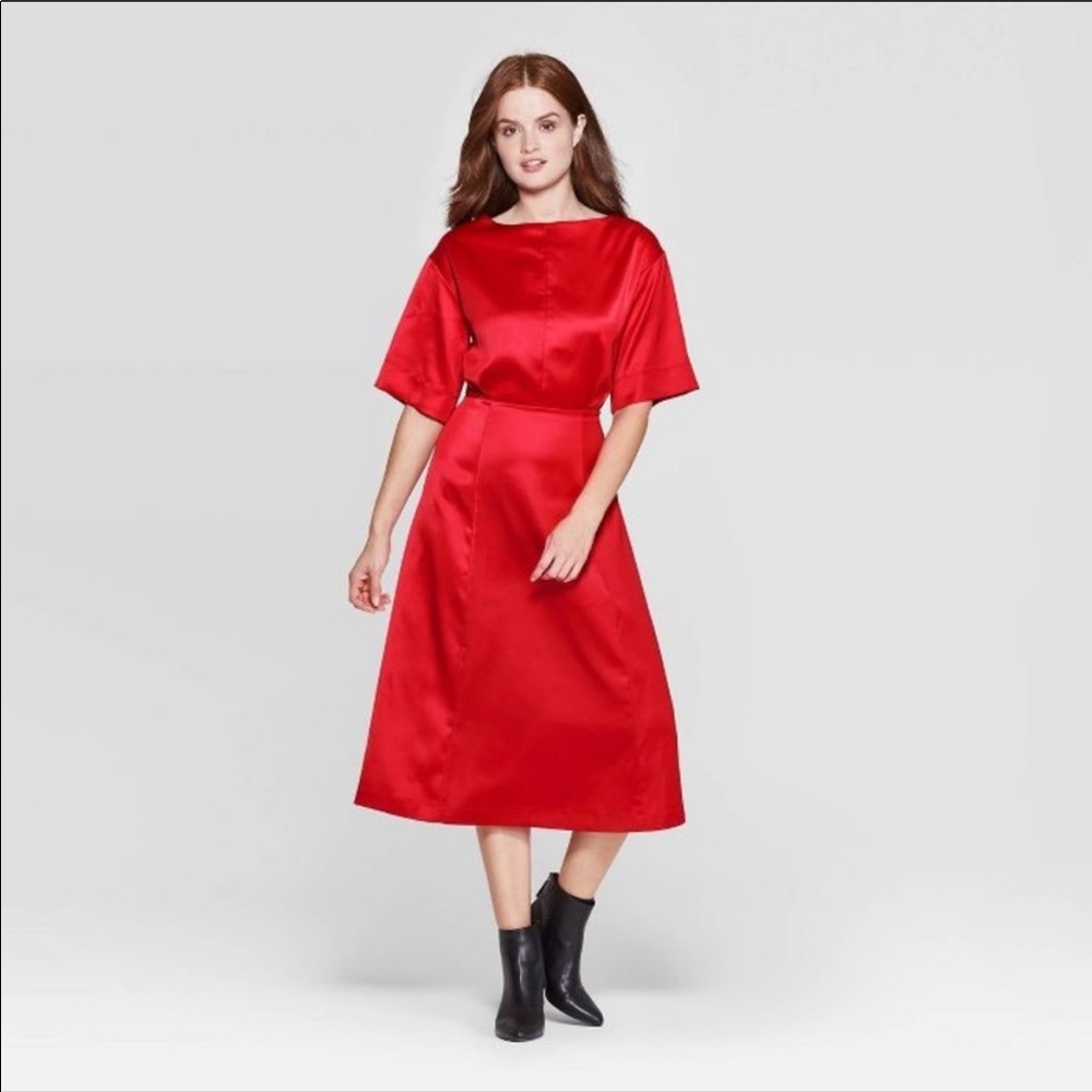 Red dress